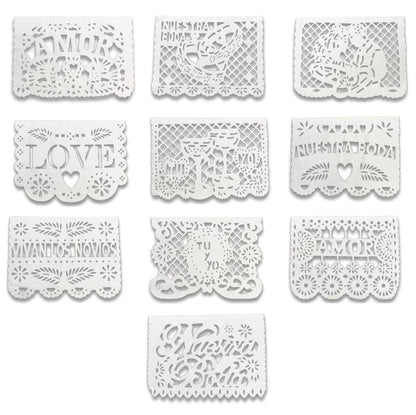 PAPEL PICADO BLANCO | Festiboda
