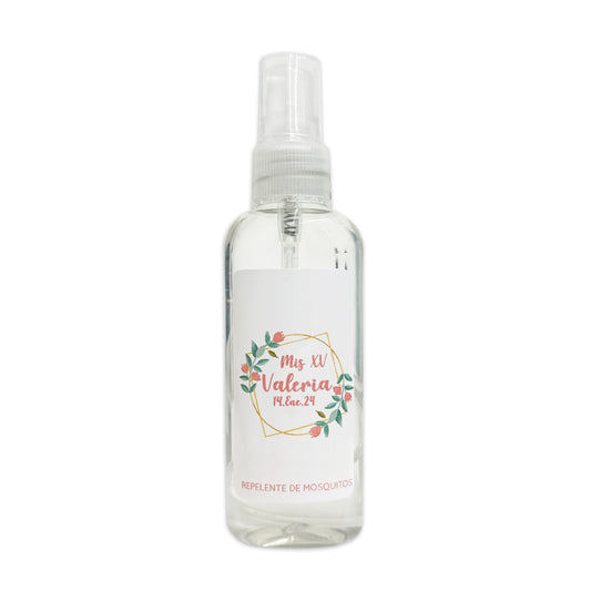 Repelente para XV Años Personalizado – Mod. #13 Capuccina 🦟