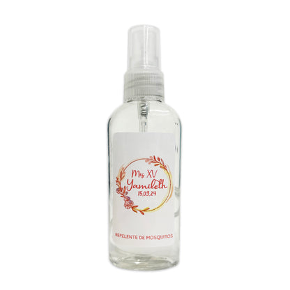 Repelente para XV Años Personalizado – Mod. #15 Amarillos 🦟