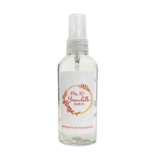 Repelente para XV Años Personalizado – Mod. #15 Amarillos 🦟