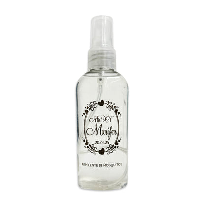 Repelente para XV Años Personalizado – Mod. #22 Espejo corazon 🦟