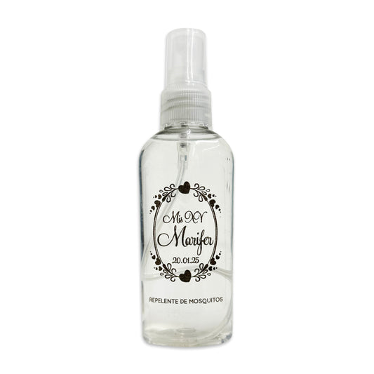 Repelente para XV Años Personalizado – Mod. #22 Espejo corazon 🦟