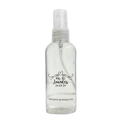 Repelente para XV Años Personalizado – Mod. #31 Mariposa pink 🦟