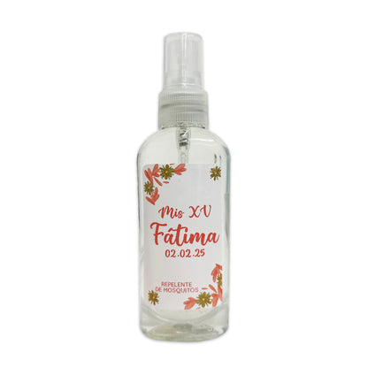 Repelente para XV Años Personalizado – Mod. #5 Olivas 🦟