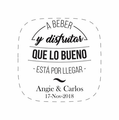 Cilindro para boda - Mod. 51 A Beber 💍 | Festiboda