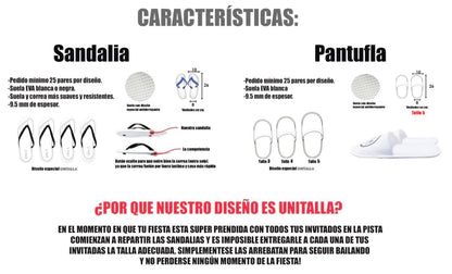 Pantufla Full Color Mod 200 Durazno | Festiboda