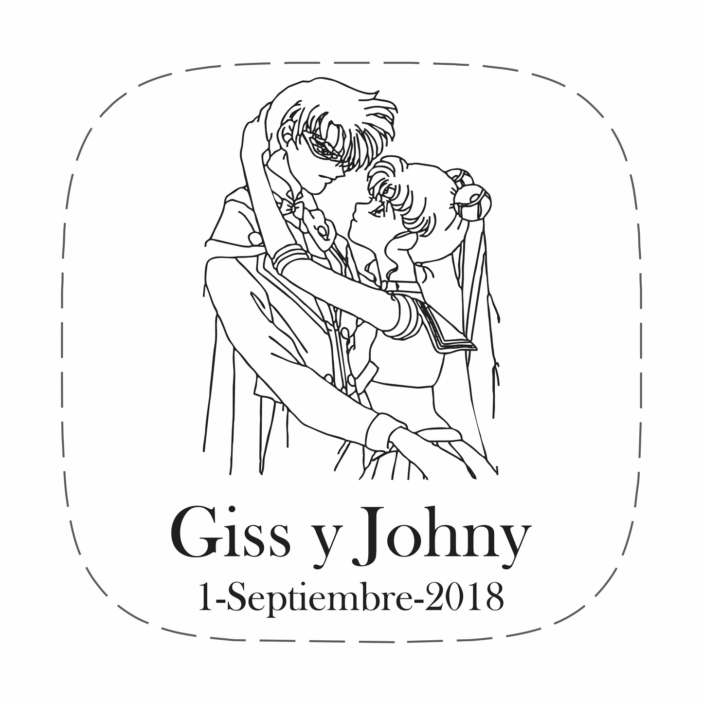 Cilindro para boda - Mod. 137 Anime 💍 | Festiboda