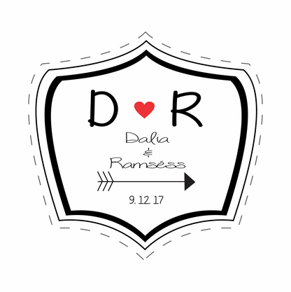 Cilindro para boda - Mod. 85 Flecha &amp; Corazón 💍 | Festiboda