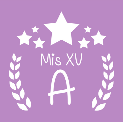 Abanico para XV años Personalizado - Mod. 516 Estrellas