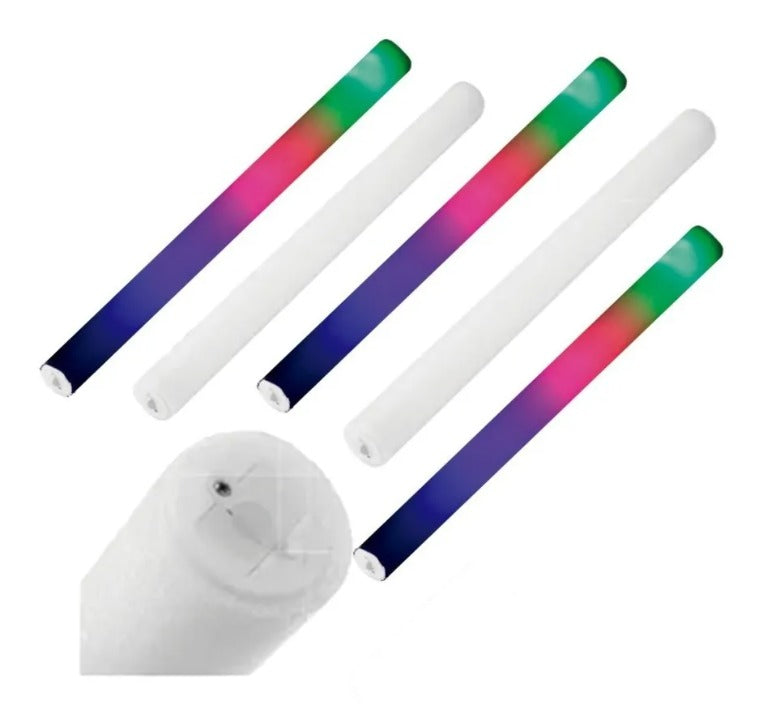 Vara Tubo Luz LED Colores ó Aplaudidor Espuma Luz LED | Festiboda
