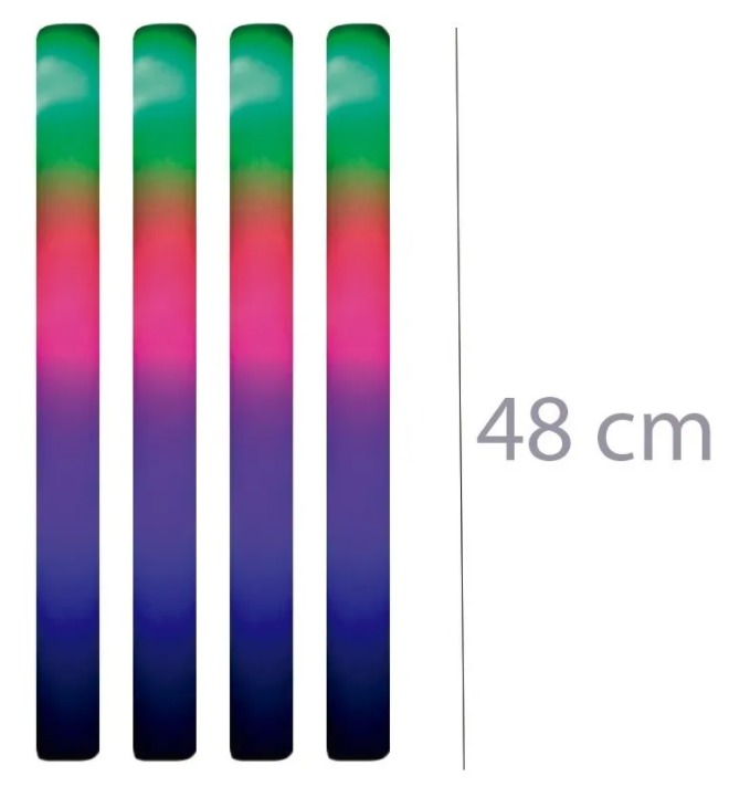 Vara Tubo Luz LED Colores ó Aplaudidor Espuma Luz LED | Festiboda