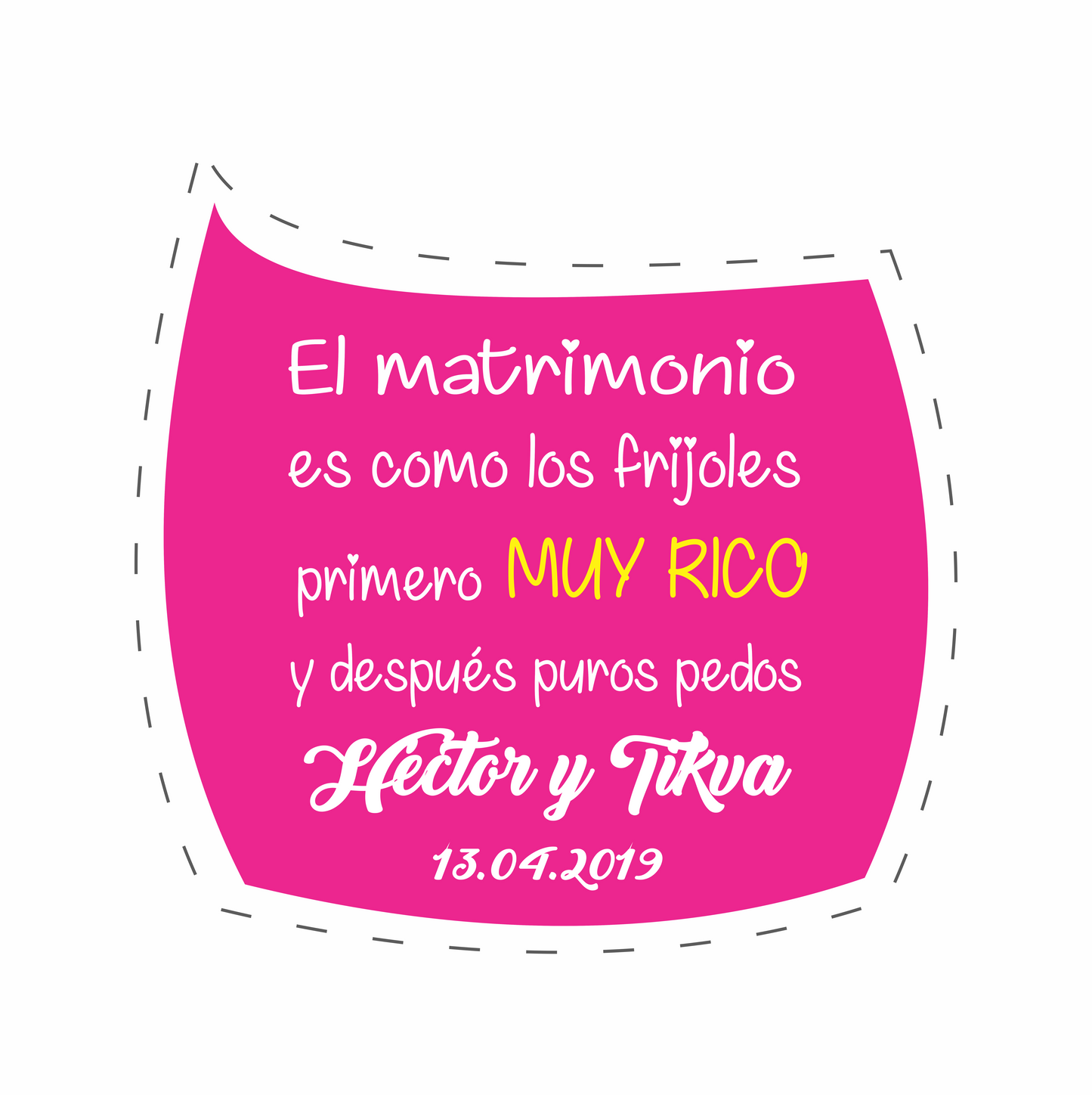 Cilindro para boda - Mod. 84 Frijoles 💍 | Festiboda