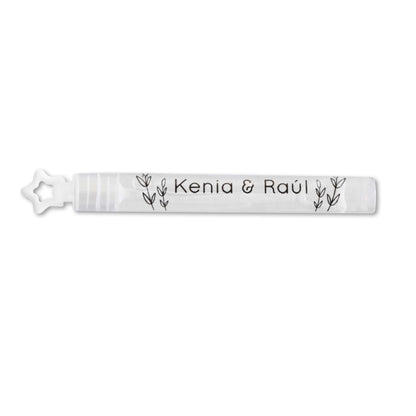 Burbujero Personalizado para Boda