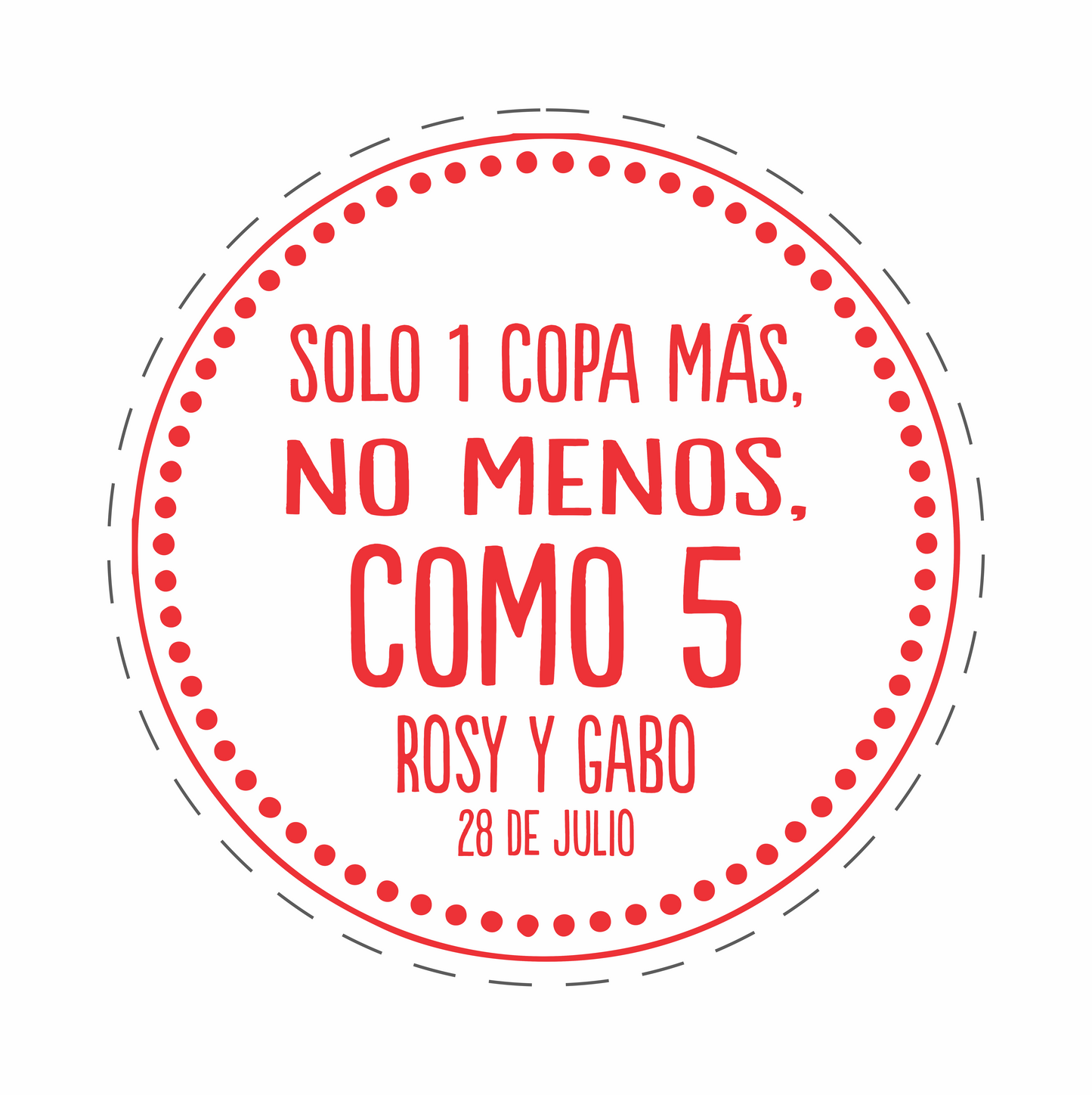 Cilindro para Boda y XV Años - Mod. 78 No menos 💍 | Festiboda