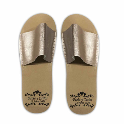 Chancletas personalizadas para Boda - Tú eliges el diseño