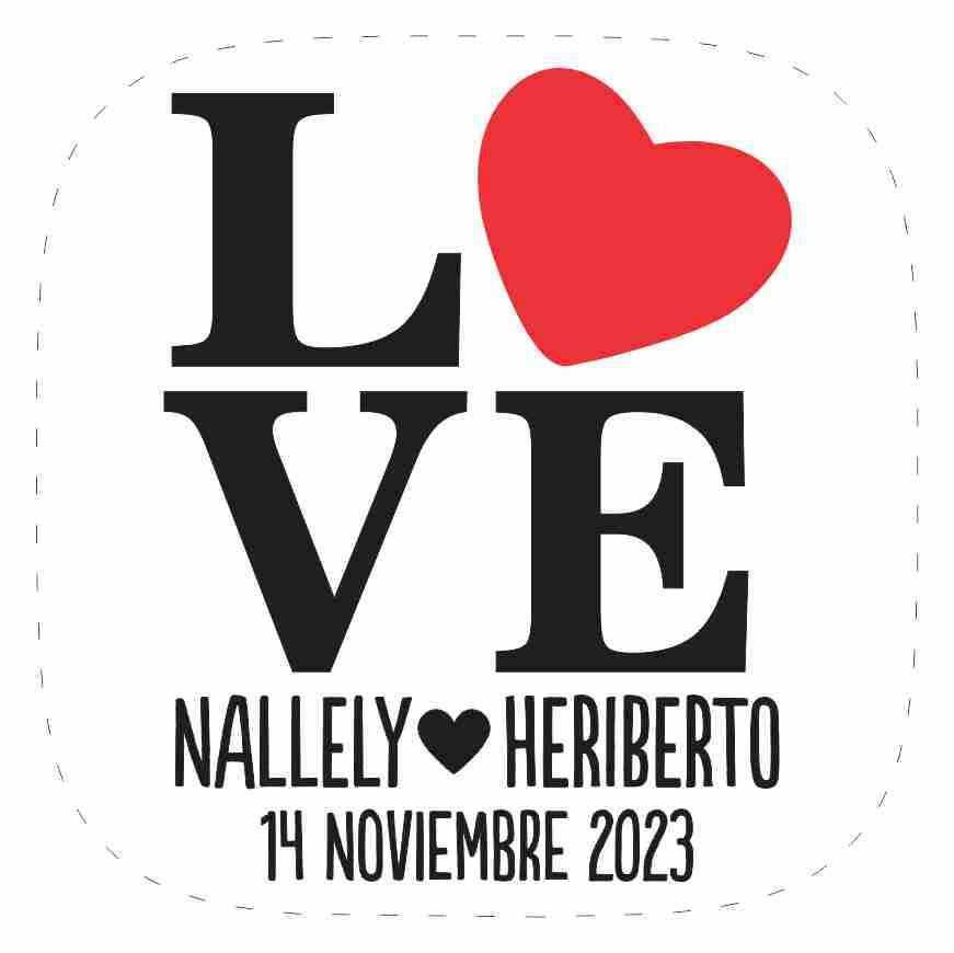 Cilindro para boda - Mod. 34 LOVE 💍 | Festiboda