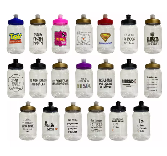 200 Cilindros Para Boda con Frases Surtidas