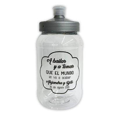 Cilindro Personalizado para Boda | Recuerdos que Sí Usan