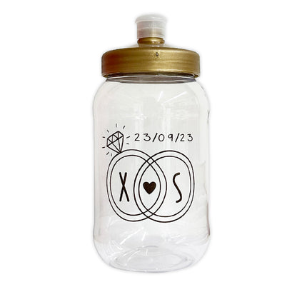 Cilindro Personalizado para Boda | Recuerdos que Sí Usan