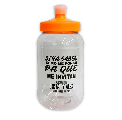 Cilindro Personalizado para Boda | Recuerdos que Sí Usan