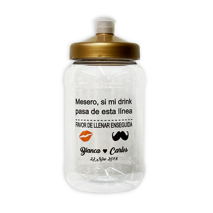 Cilindro Personalizado para Boda | Recuerdos que Sí Usan