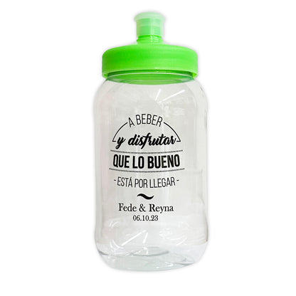Cilindro Personalizado para Boda | Recuerdos que Sí Usan
