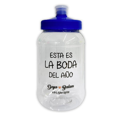 Cilindro Personalizado para Boda | Recuerdos que Sí Usan