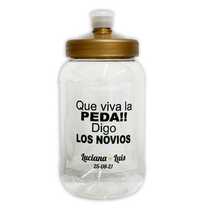 Cilindro Personalizado para Boda | Recuerdos que Sí Usan