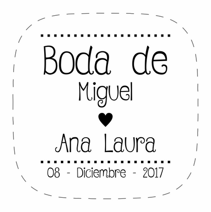 Cilindro para boda - Mod. 60 Boda de 💍 | Festiboda