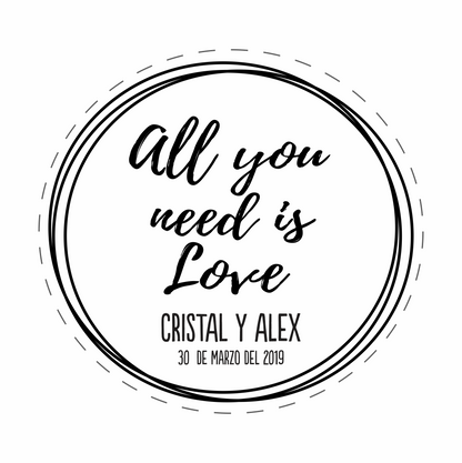 Cilindro para boda - Mod. 89 All you need 💍 | Festiboda