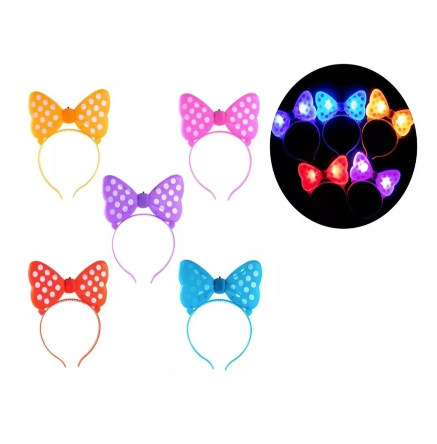 Diadema Moño y/o Corazón LED | Festiboda