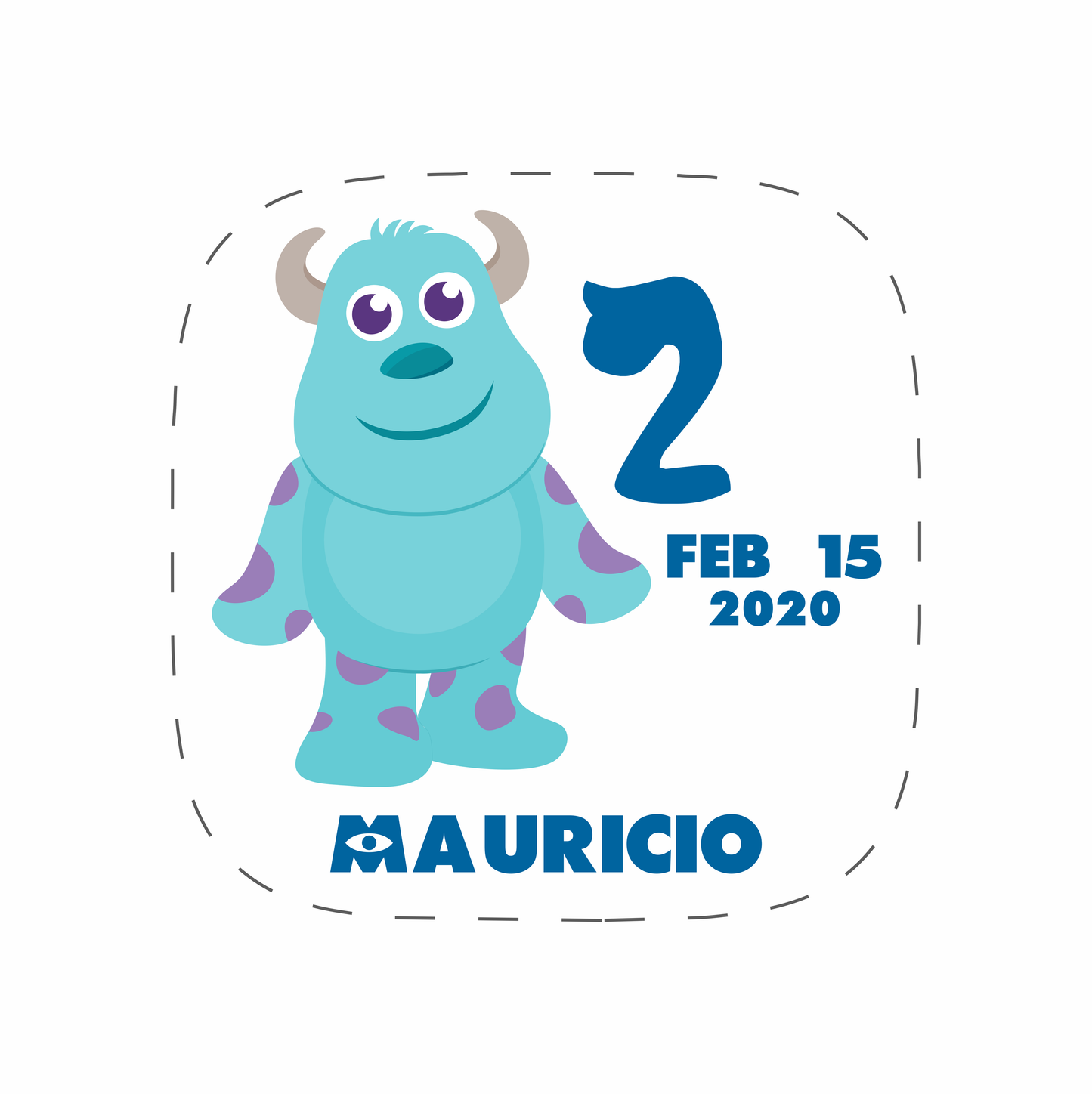 Cilindro para bautizo - Mod. 525 Amigo Boo 🧴 | Festiboda