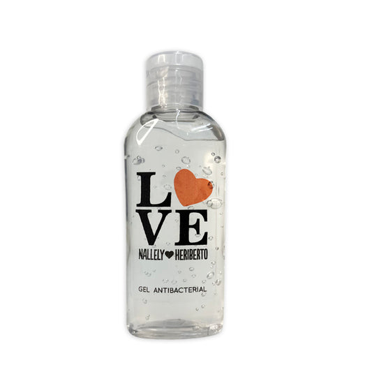 Gel Antibacterial ó Crema para Boda Personalizado Mod. 19 love 💍