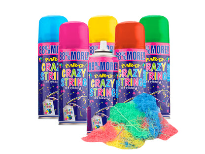 HILO LOCO SPRAY COLORES LANZA SERPENTINA | Festiboda