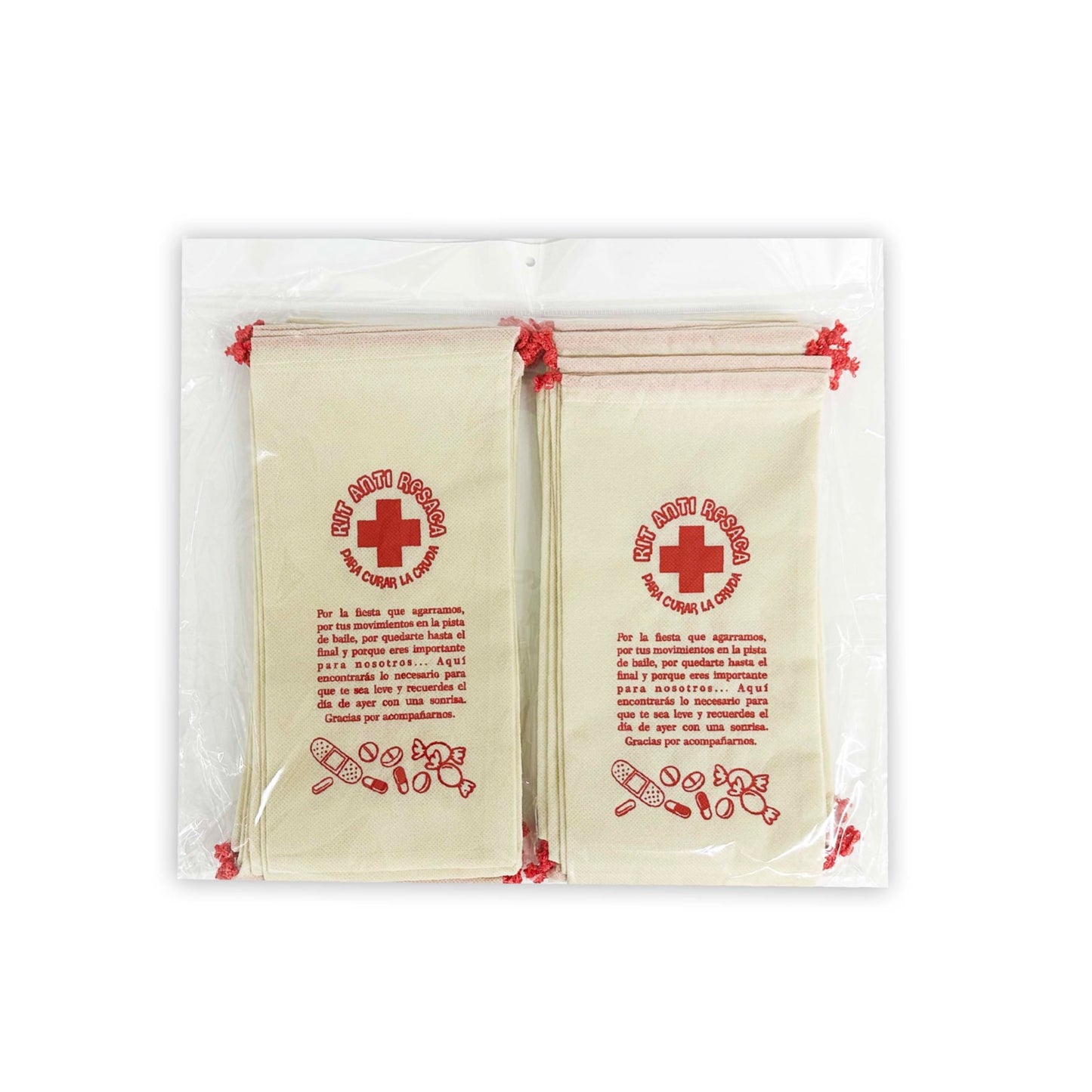 Kits Anticruda para boda económicos - paquete 20 pzas