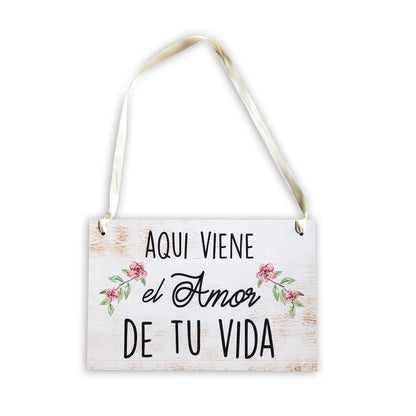 Letrero de Paje para  Boda