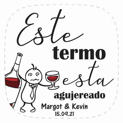 Cilindro para Boda y XV Años - Mod. 166 Vino tinto 💍 | Festiboda