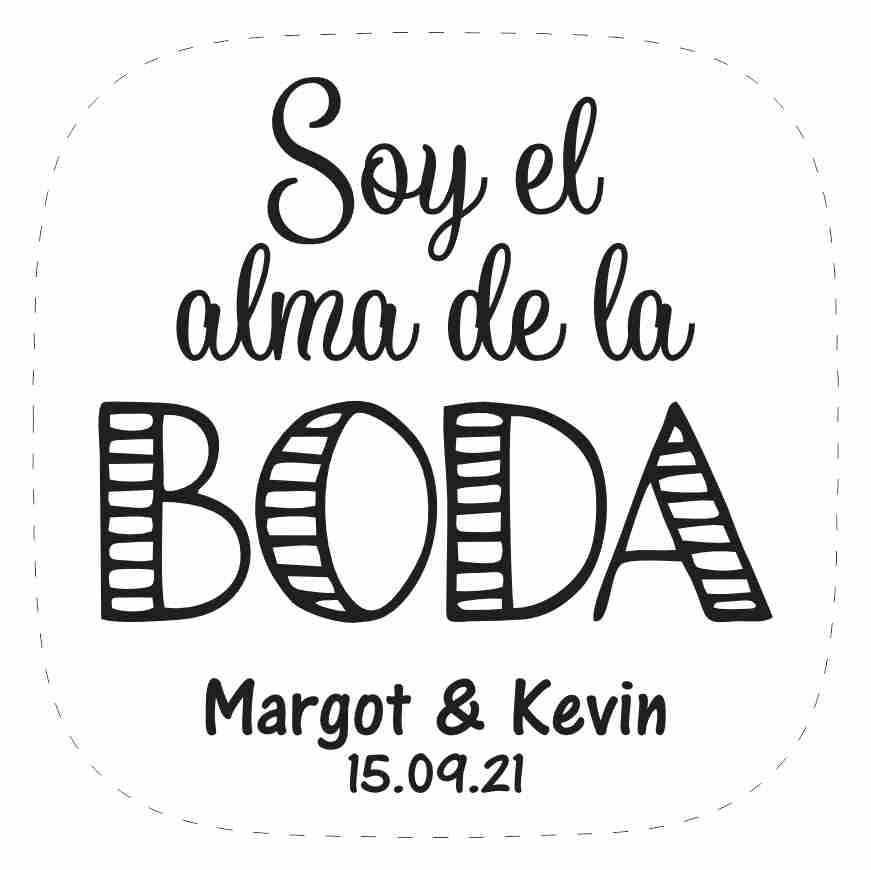 Cilindro para boda - Mod. 170 Soy el alma 💍 | Festiboda