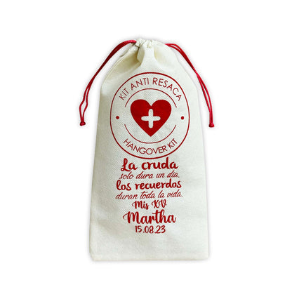 Costalito para Kit Anticruda para XV Años mod. 11 Corazón Cruz XV