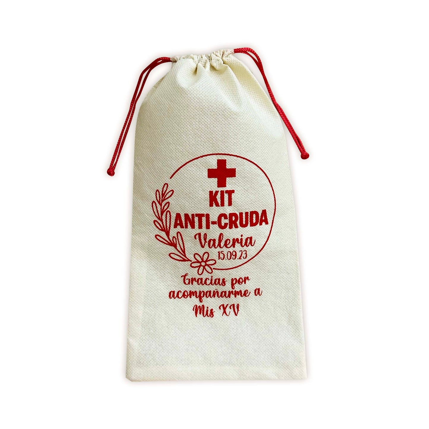 Costalito para Kit Anticruda para XV Años mod. 5 Media flor XV 🎁