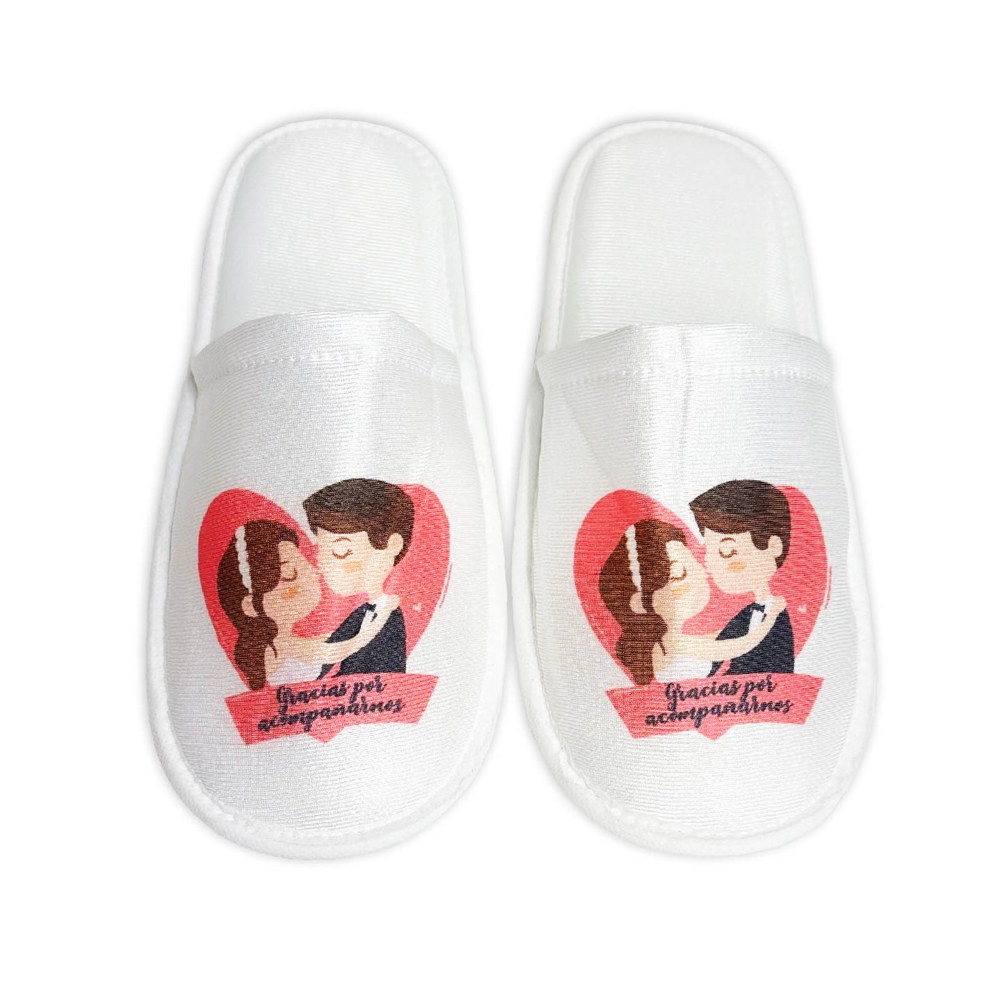 Pantufla Mod 177 Pareja a Color  GRACIAS POR ACOMPAÑARNOS ( Tela