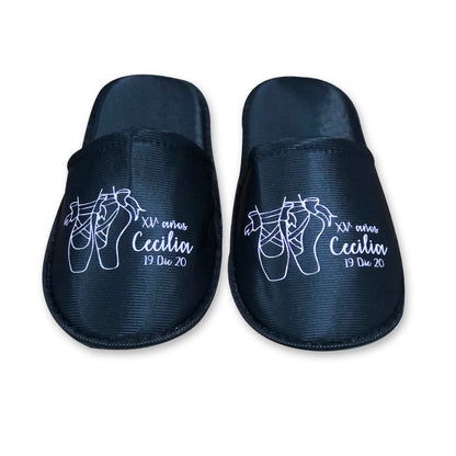 Pantuflas para XV años Personalizadas