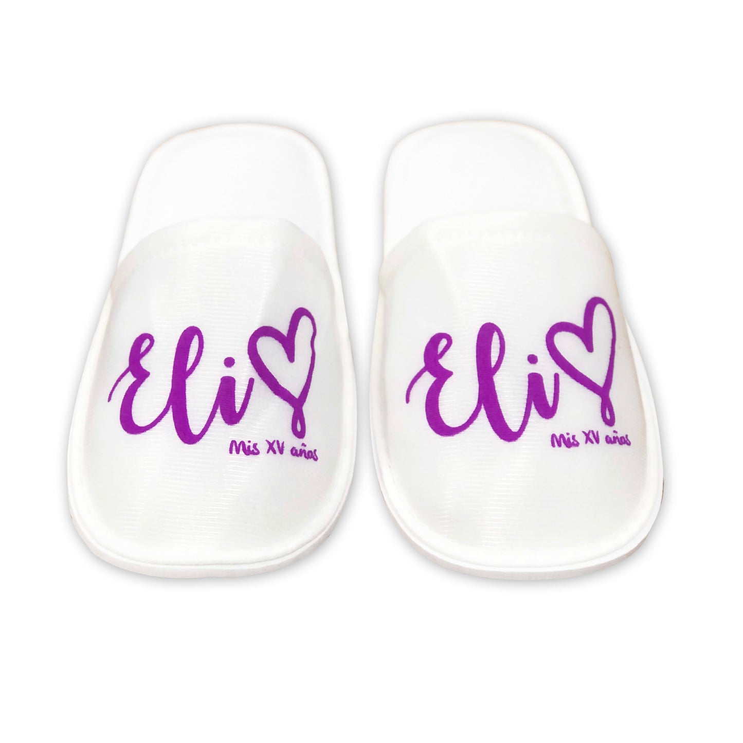 Pantuflas para XV años Personalizadas