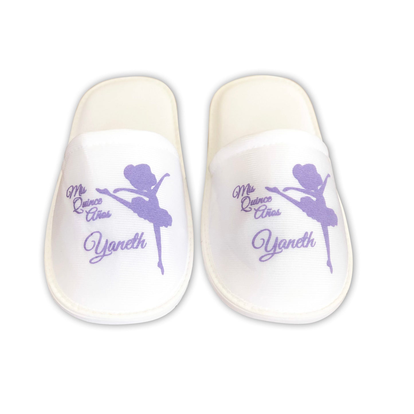 Pantuflas para XV años Personalizadas