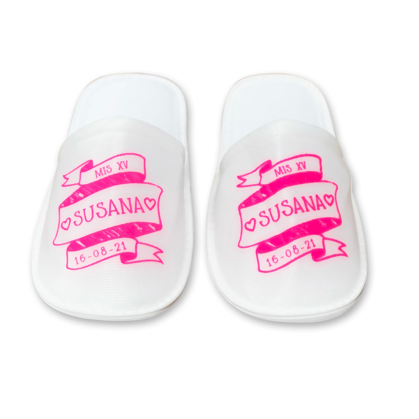 Pantuflas para XV años Personalizadas