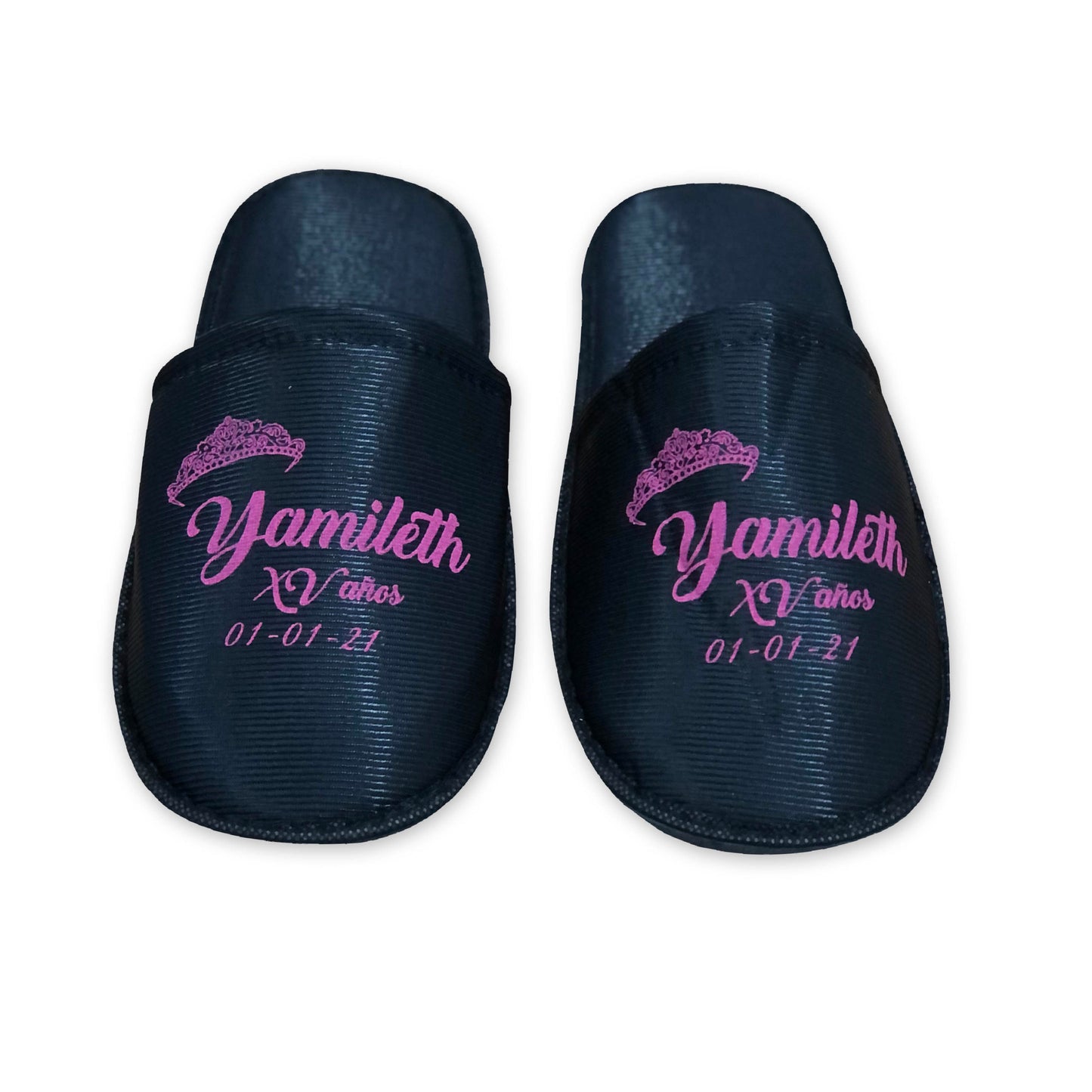 Pantuflas para XV años Personalizadas