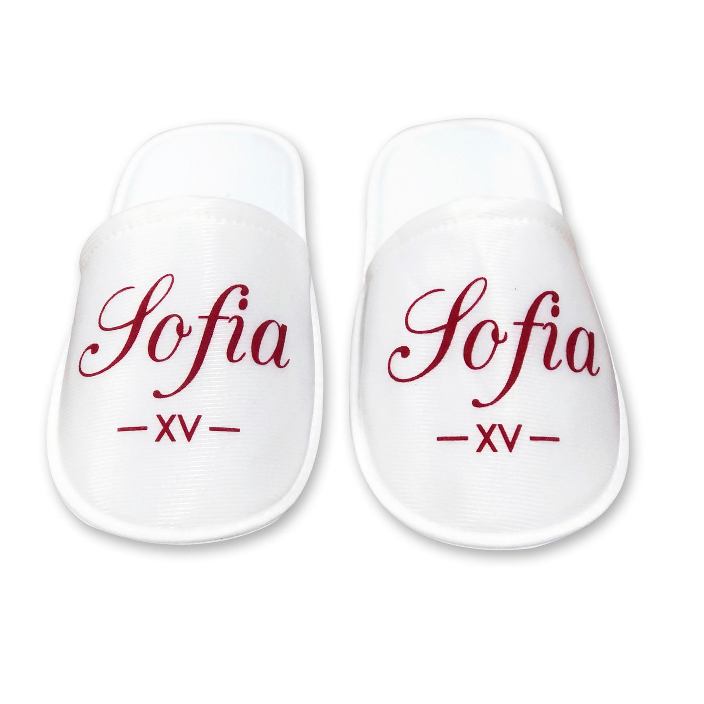 Pantuflas para XV años Personalizadas