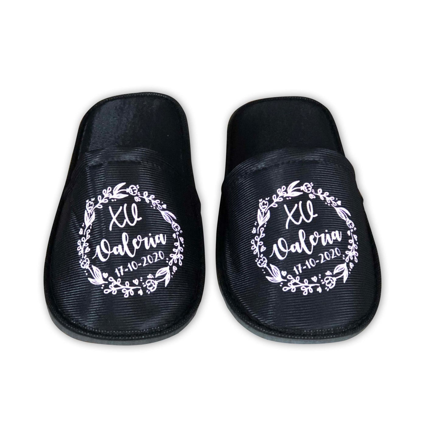 Pantuflas para XV años Personalizadas