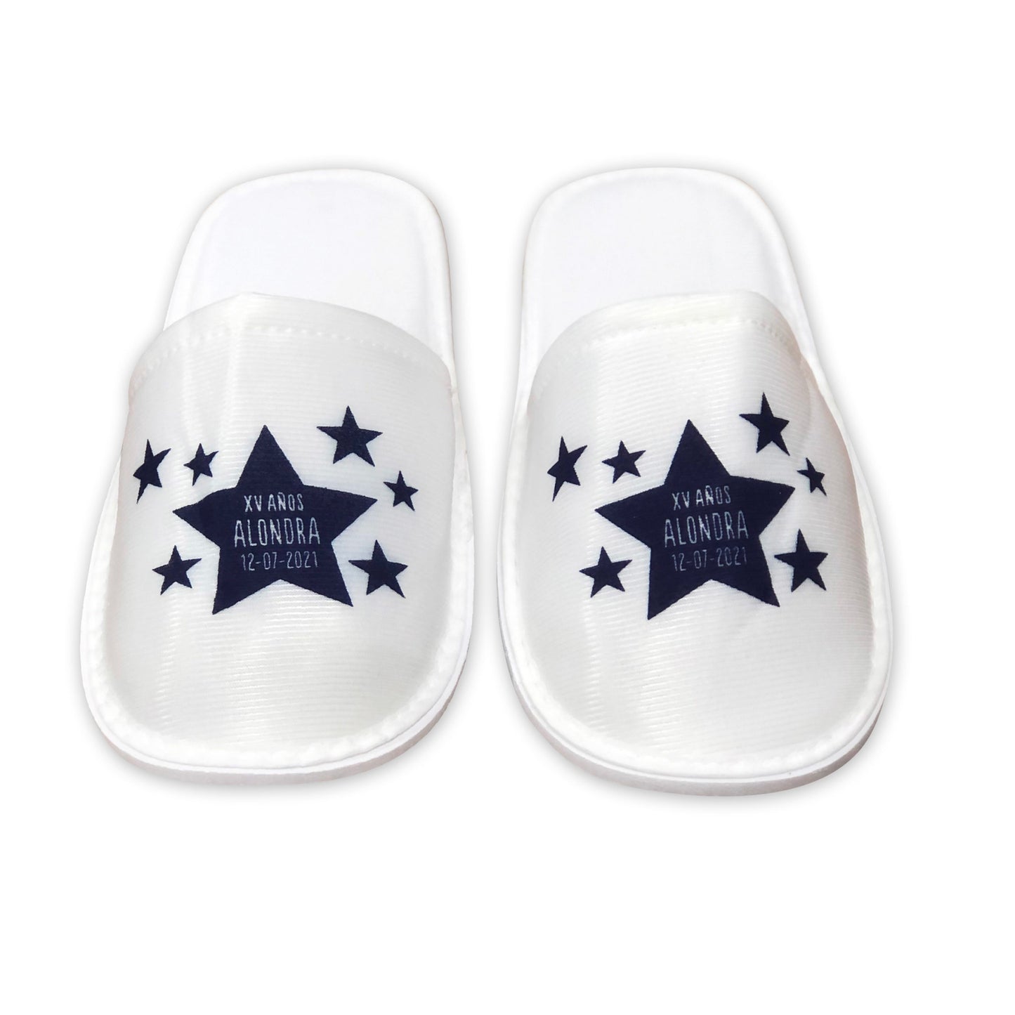 Pantuflas para XV años Personalizadas
