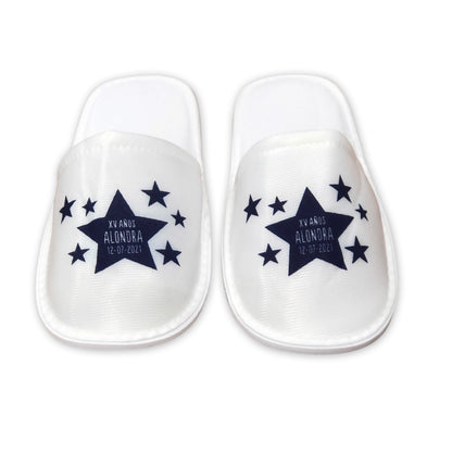 Pantuflas para XV años Personalizadas